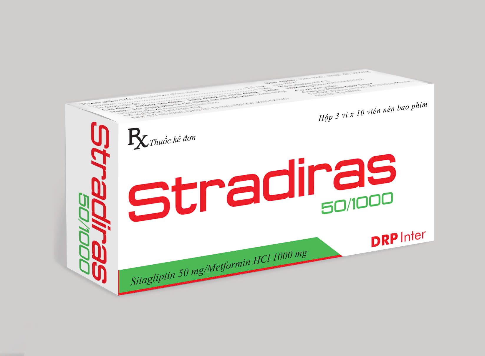 Sitaliptin Metformin 50/1000mg (Stradiras 50/1000)